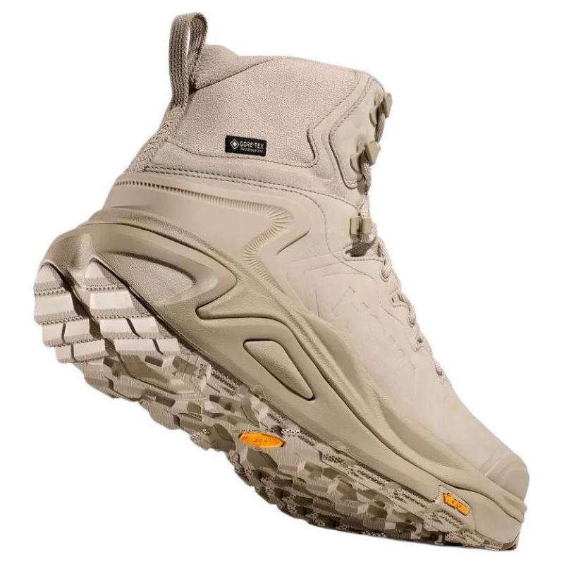 HOKA ONE ONE Kaha 3 Mid Gore Tex Raw Linen Oat Milk Women's Sneakers 1162531-RWL
