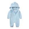 Baby Boys Girls Clothes Long Sleeve Rompers Solid Hoodies Bear Jumpsuit Costume Infant Onesies Bodysuit Newborn