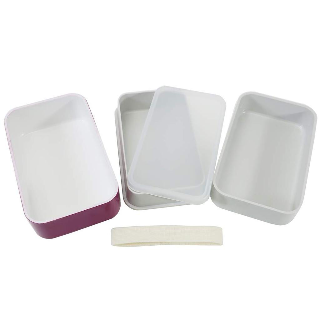 YAXEL Bento Made In Frozen Anna Box, Rectangular, Two-Tier, Disney, Japan, 2,