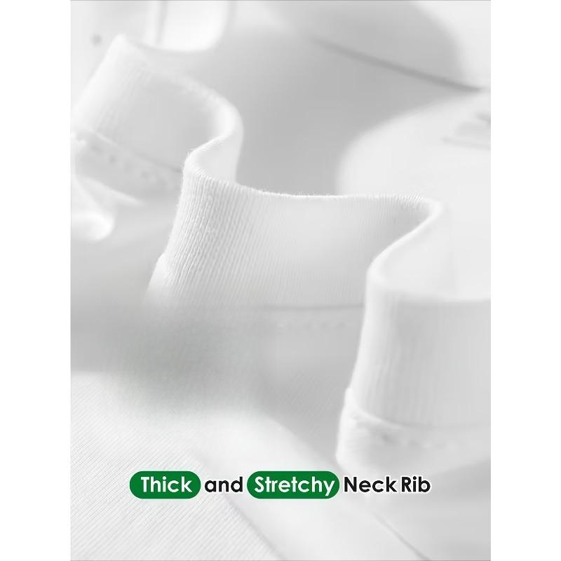 European Sizes High-quality Men's Crew Neck Short Sleeve T-shirt, Machine Washable, Comfortable and Breathable for All Four Seasons