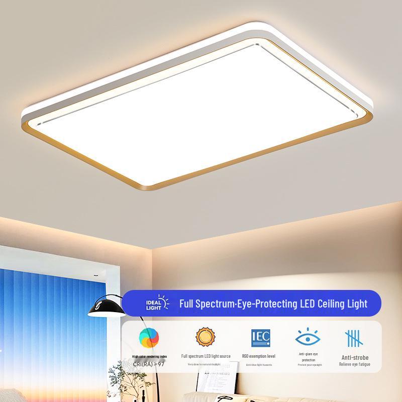 2025 LED Eye-Protecting Full Spectrum Ceiling Light for Bedroom and Living Room - Modern and Simple Design