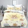 New 3d Print Kawaii Animal Capybara Bedding Set Boys Girls Twin Queen Size Duvet Cover Pillowcase Bed Kids Adult Home Textiles