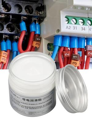100g Electric Contact Grease Conductive Paste Electricity Compound Grease for Low Resistance Value for Household Appliances