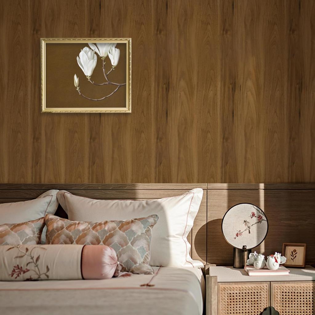 Jiroka Wood Grain Wallpaper Remake Wood Grain Wallpaper 40cm X Peel and Stick Wood Grain for Living Furniture Cutting Easy DIY Sheet, Brown, Thick,