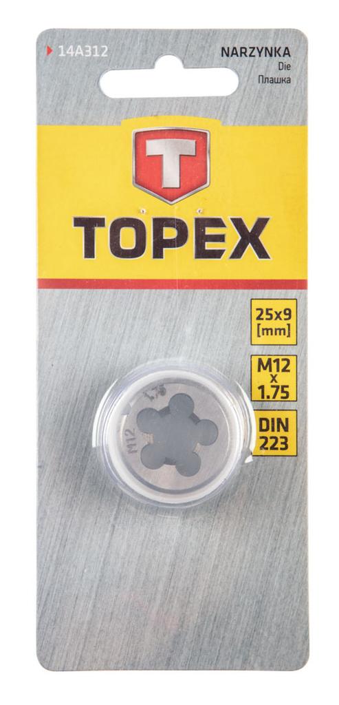 M12 dies, 25 x 9 mm