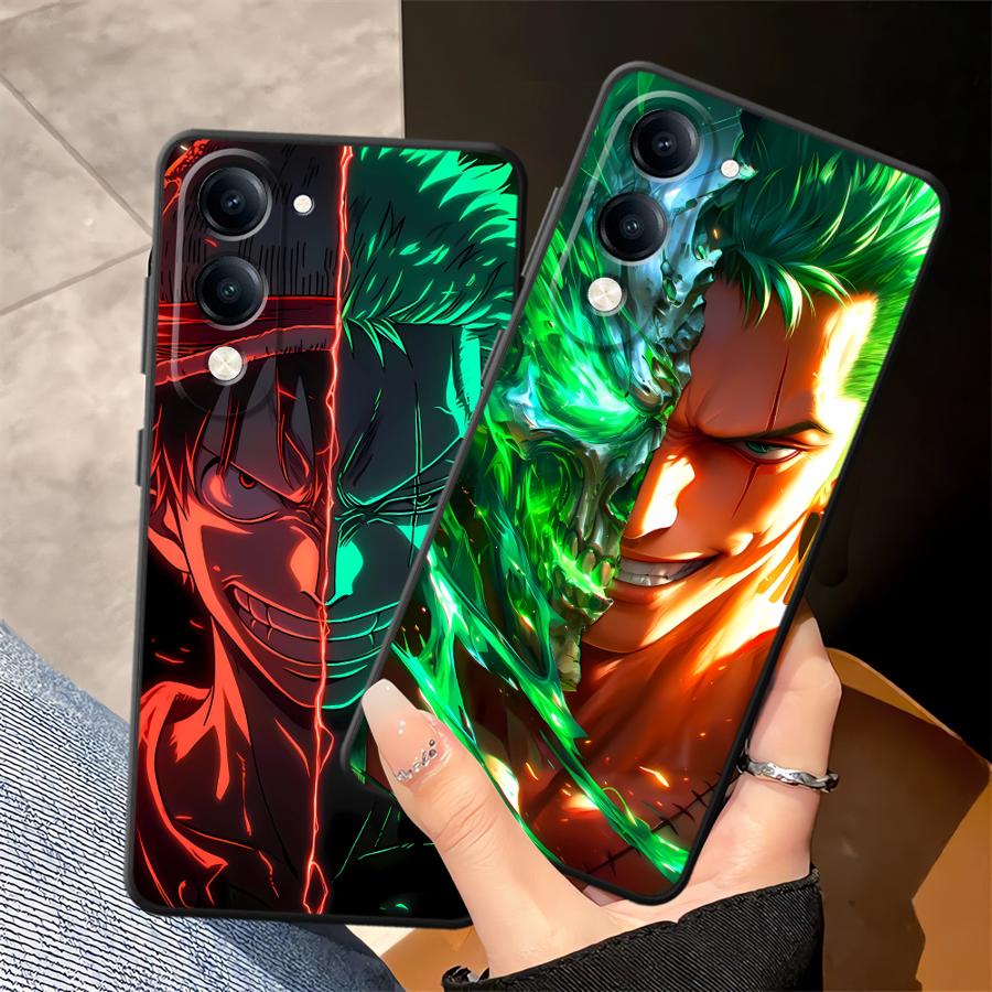 Ones Pieces Luffy Phone Cover Case for Vivo Y27 Y12 Y15S Y33S Y35 Y22 Y19 Y16 Y17 Y20 Y21 Y30 Y31 Y36 Y02 Y11