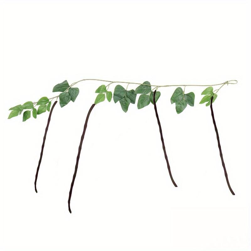 

1 шт. Имитация бобовой ротанговой стены, декоративный ротанг для наружного двора, патио, сада, трава, подвесное украшение для дома, двери, стены