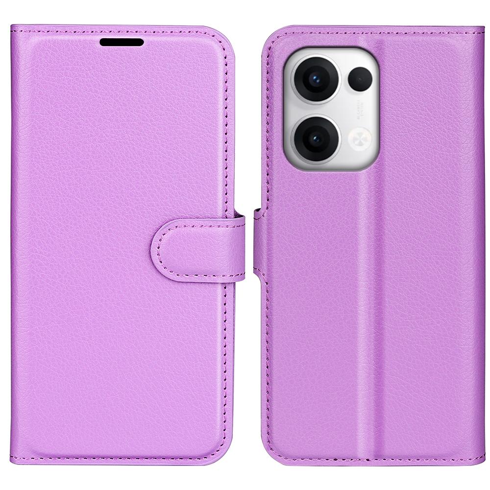 For Oppo Reno13 Pro 5G Case Litchi Texture Shockproof Leather Wallet Phone Cover