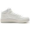 Anta Lifestyle Series Fabric Synthetic Leather High-Top Skate Shoes Men Sneakers White 912348082-2