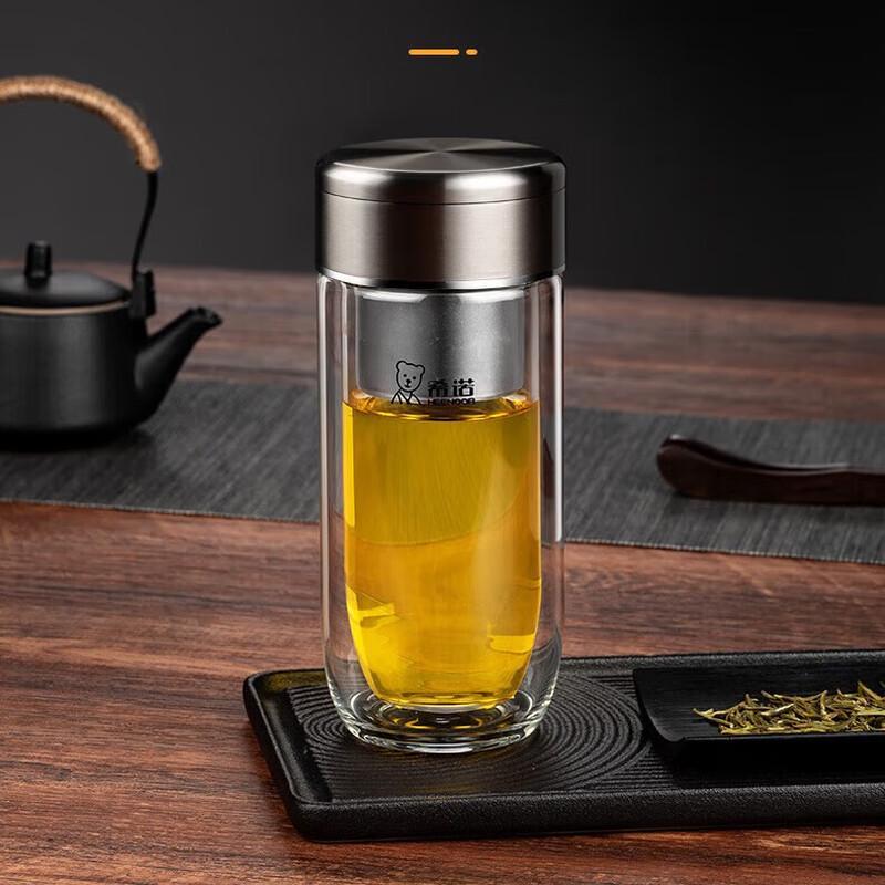 Xinuo Double-Layer Tea Infuser Glass Bottle XN-6660