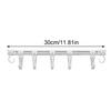 High Quality Door Rear Hook Home Sliding Rail No-Drill Kitchen Bathroom Storage Artifact Multifunctional Movable Hanging Rack