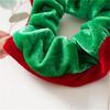2026 Christmas Cute Velvet Scrunchies Women Girls Elastic Hair Bands Accessories Tie Hair Ring Rope Headdress Headwear Ornament