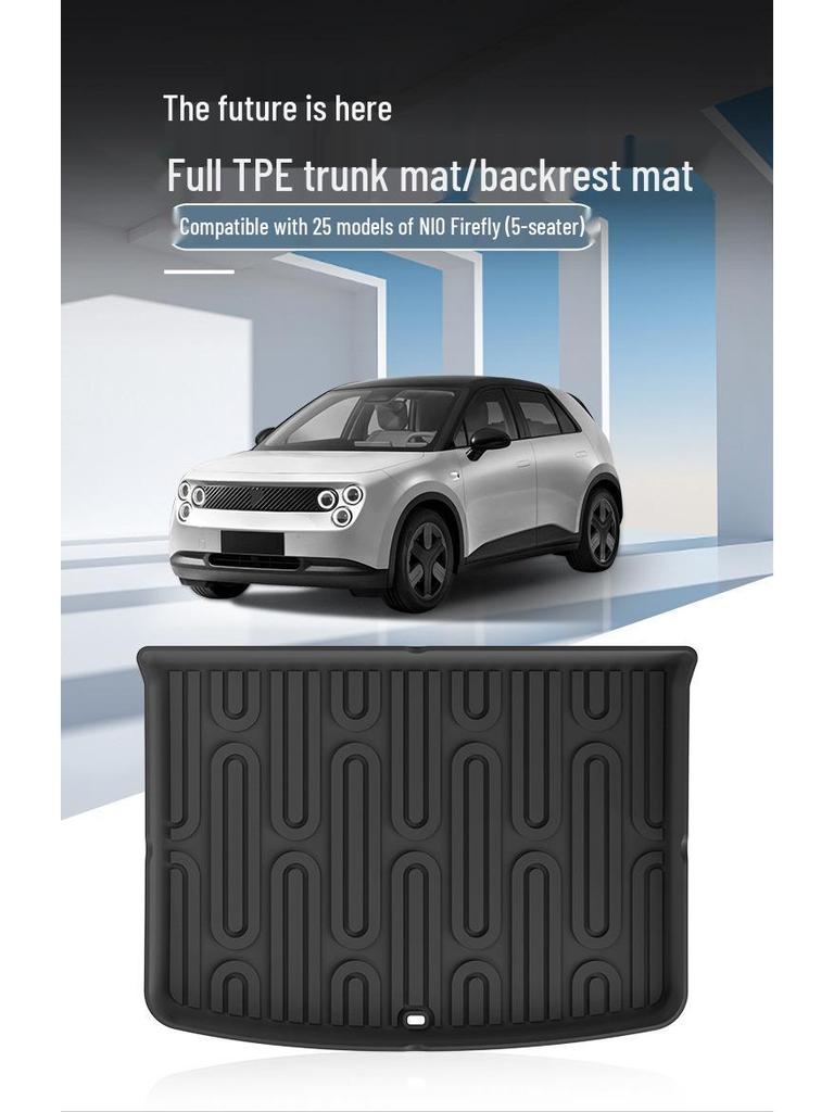 NIO Firefly Car Trunk Mats & Seat Back Cushions - TPE, for Models 25