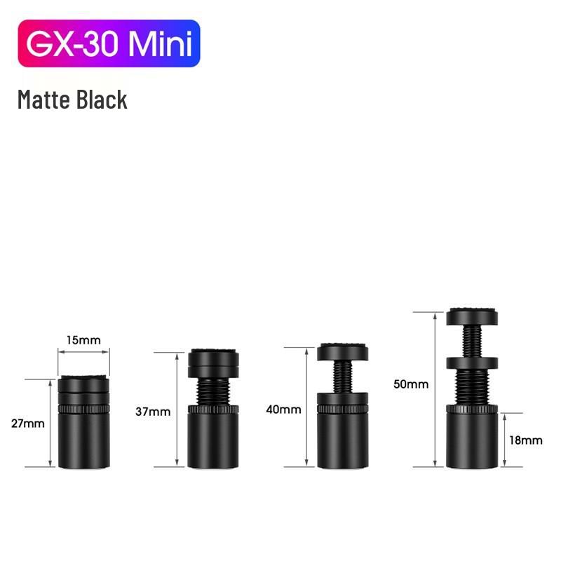 Aluminum Graphics Card Stand with Magnetic Base, ITX-Compatible, Anti-Bending Support.