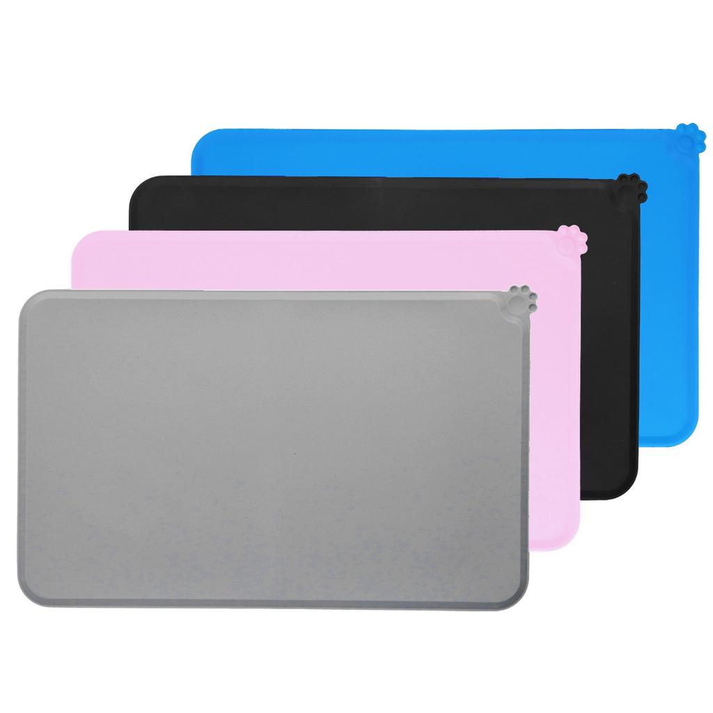 Dog Drinking Pad Smooth Waterproof Strong and Practical Feeding Mat with Soft Silicone Material for Pet Feeding