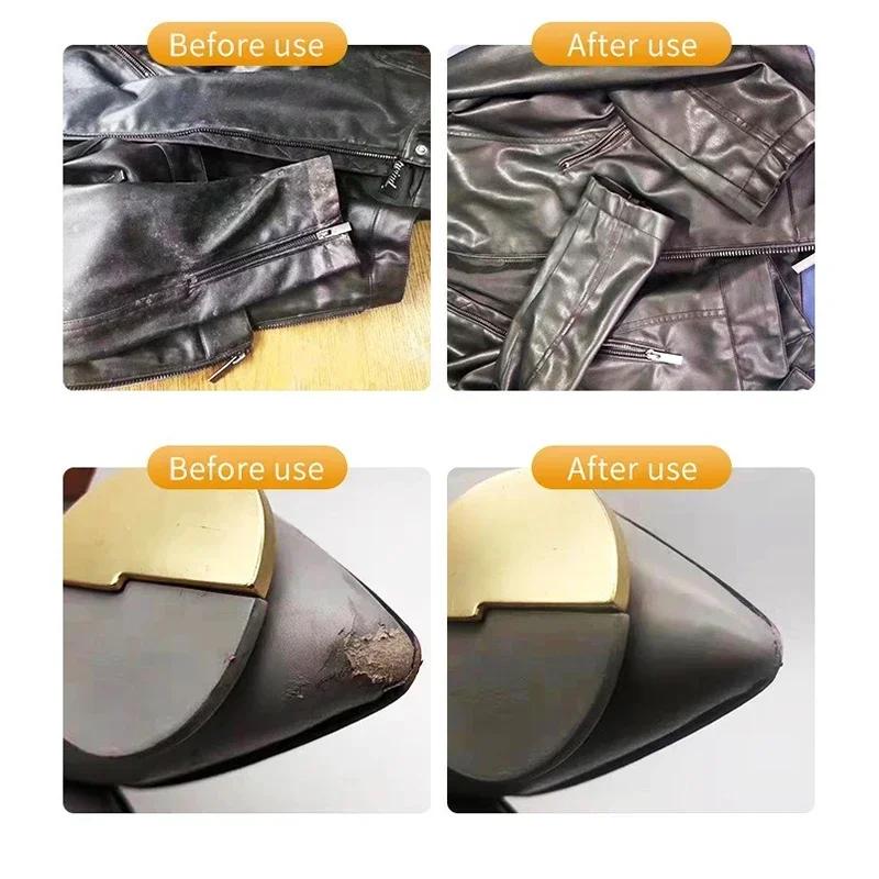 A Car Leather Repair Gel Home Sofa Car Seat Leather Complementary Color Repair Paste Scratches Crack Leather Finish Repair Cream