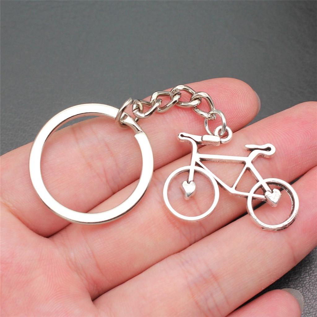 28mm Key Ring Couple Heart Love Minimalist Jewelry Components QY016