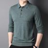 Hengyuanxiang Men's Polo Neck Knitted Sweater