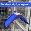 5PCS Pigeon Perch Bird Stand with Wood Bird Rest Roost for Outside Plastic Heat Resistance Dove Rest Stand Holder Supplies