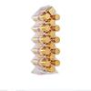 28-Slot Vertical Lipstick & Gloss Display Stand - Transparent Fish-Shaped Holder