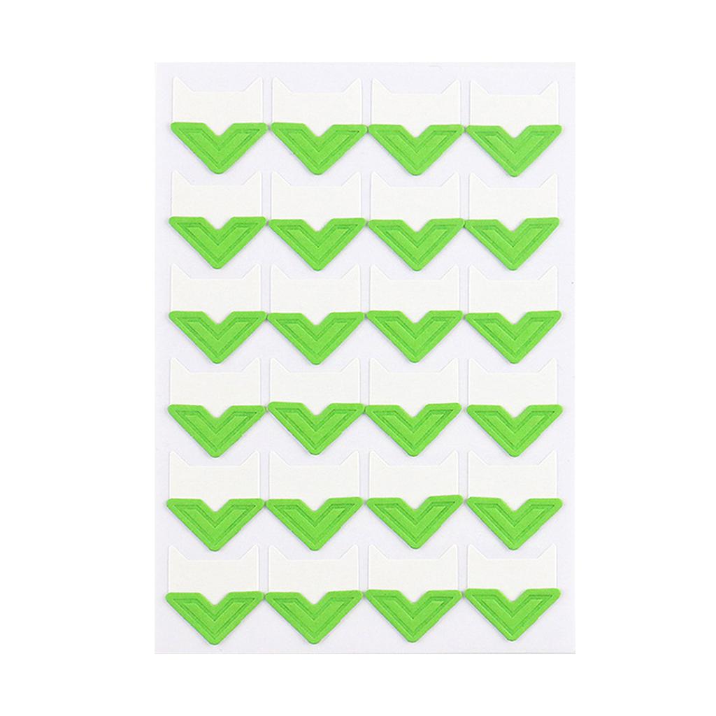 Pack of 5 Self Adhesive Stickers for Photo Albums Decorative Paper Stickers Pictures Album Corner Stickers Accessories