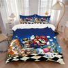 Super Mario Adventure Print 3Pcs Bedding Setduvet Cover With 2 Bedropillowcase Home Birthday Gift