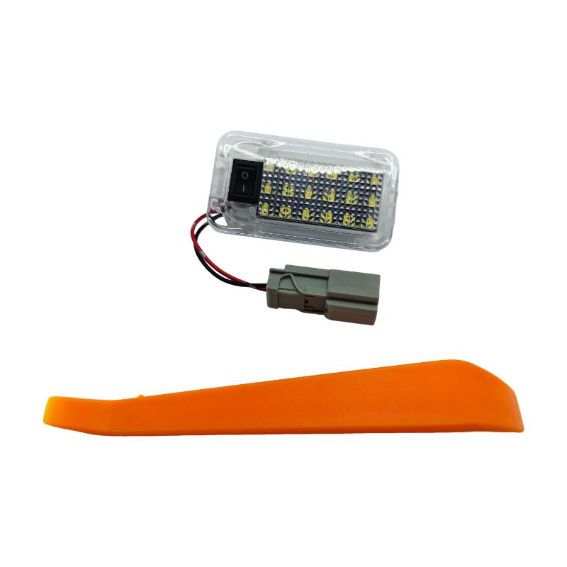 Car Lights for BYD Dolphin Car LED License Plate Lights with Switch Luggage Trunk Light Number Plate Lamp