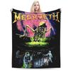 Killing Is My Business  Rock Band Blanket Flannel Megadeths Lightweight Throw Blanket for Car Sofa Couch Bedspread