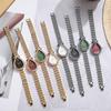 New Vintage Creative Watch for Women with Diamond-Studded Teardrop Dial High-Quality Design Ladies' Wristwatch Unique Gift Reloj