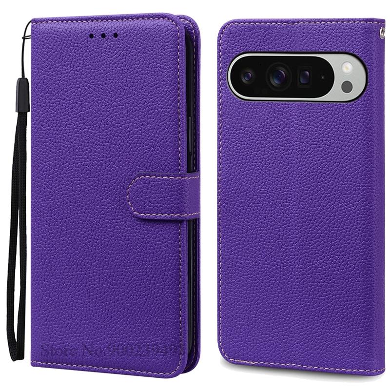 For Google Pixel 9 Pro Case Wallet Flip Leather Cover For Google Pixel 9 Pro XL Case Coque Fundas Wallet Pouch Bags