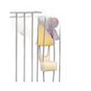 Fruit Fork Bird Cage Accessories for Parrots Tiger Skin Black Wind Bird Food Bird Supplies Toys Vegetable and Fruit Feeders