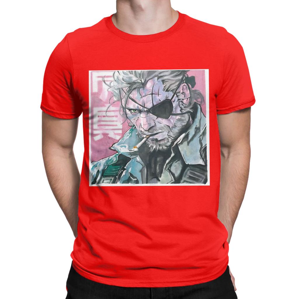 metalgear Funny Graphic 100 Cotton TShirt Metal Gear Solid Tops Tees For Unisex
