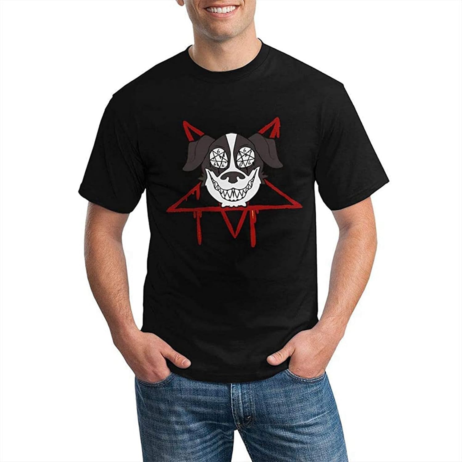 Mr Pickles Men s Short Sleeve t Shirt Black 4XL чёрный