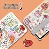 Hochwertige kreative Apple Doodle Muster iPad Smart Case für iPad Air6 11 13 Air4 Air5 10.9 2021 9. 8. 7. 10.2 mit Bleistifthalter
