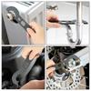 Enhanced Torque Carbon Steel Tool Compact Size Nut Wrench Tool Combo Multi-Function Wrench  Removal