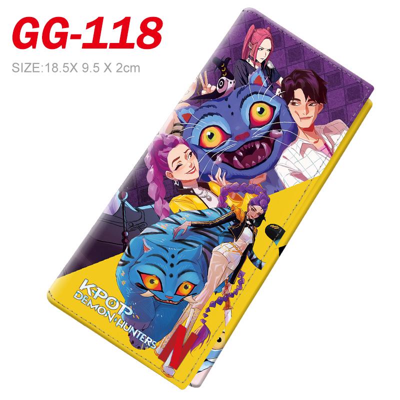 K-POP Demon Hunter Girl Group 3D Stereo Tri-fold Wallet for Students and Fans