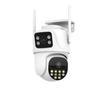 ICSee PTZ Dual-Lens 3MP HD Wireless Surveillance Camera with Dual-Screen