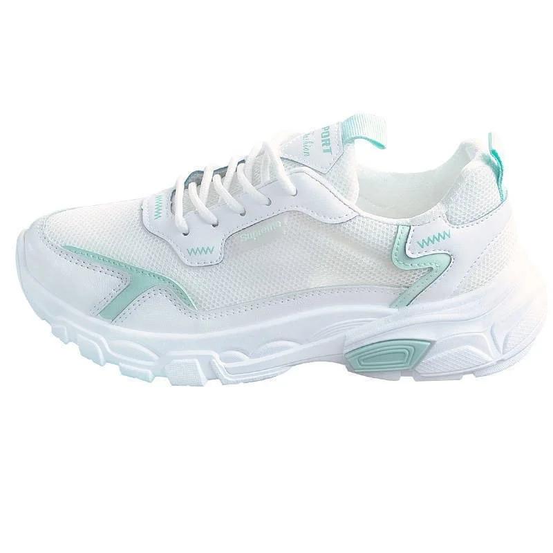 Comemore Sneakers Woman Summer 2025 Women's Breathable New Student Mesh White Women Sports Shoes Platform Sneaker Female Tennis