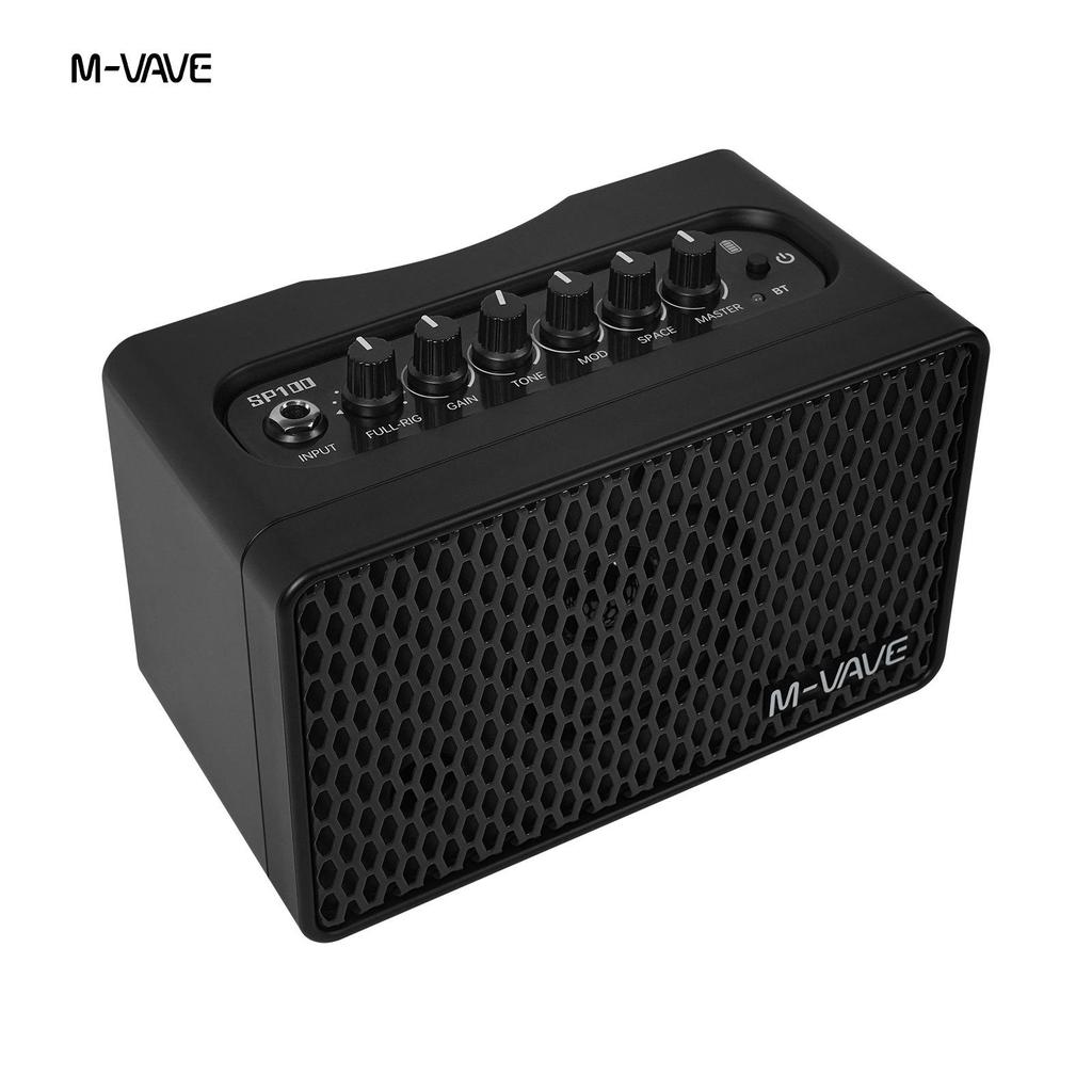 M-VAVE SP100 10W Electric Guitar Amp with Built-in Head & Cabinet Simulation for Outdoor Use