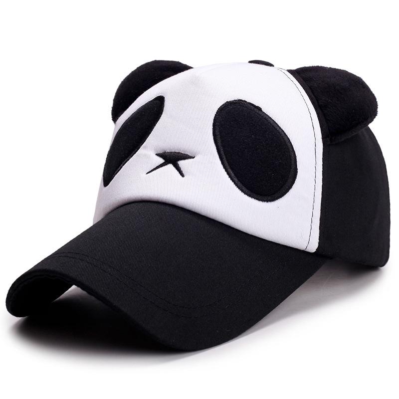 Summer Cute Panda Baseball Caps For Men Women Cotton Hip Hop Snapback Hats Sun Protection Boys Girls Outdoor Gorras Dropshipping