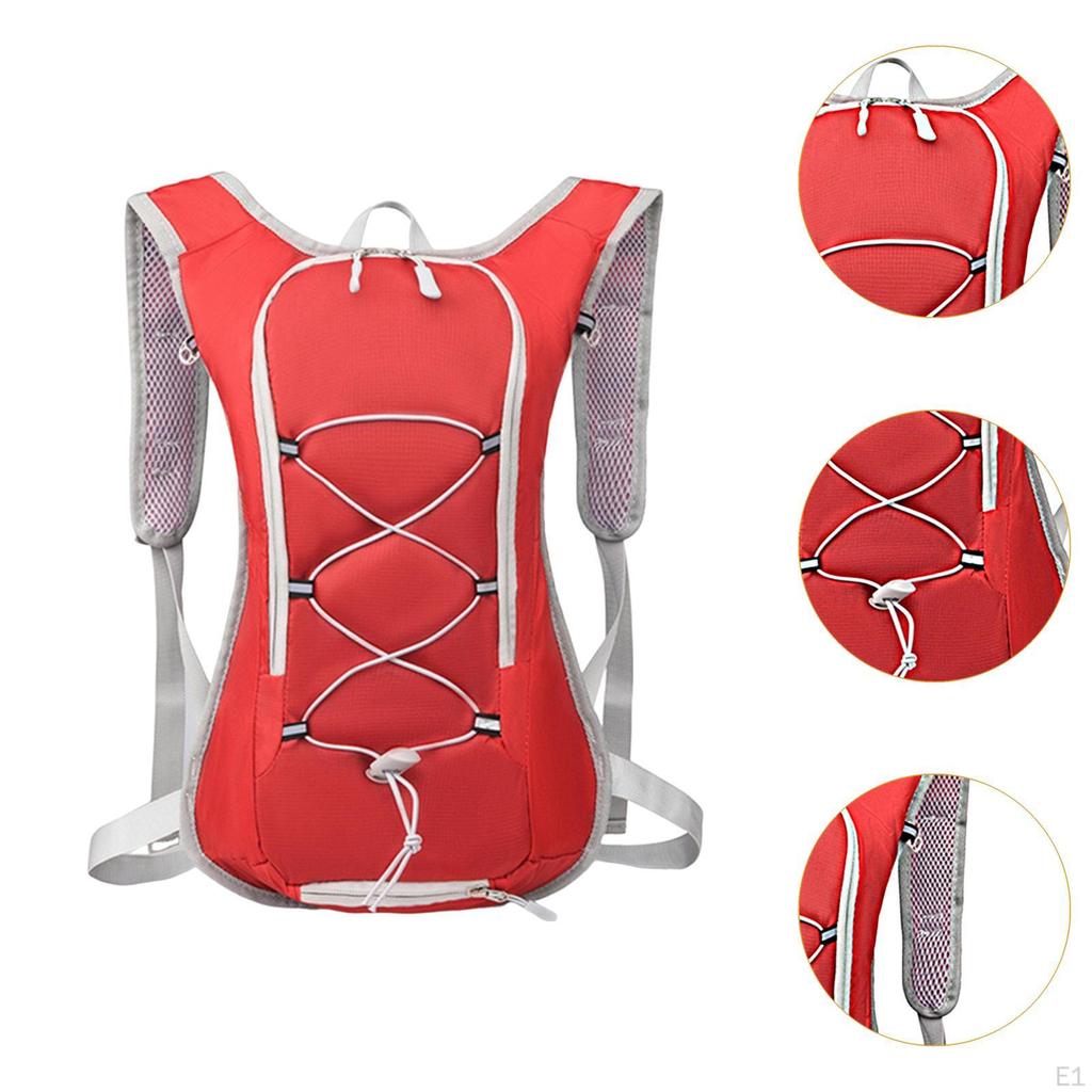 Hydreringsryggsäck Dagsryggsäck Ryggsäck med flera fickor Bärbar packning Utomhus sportväska för