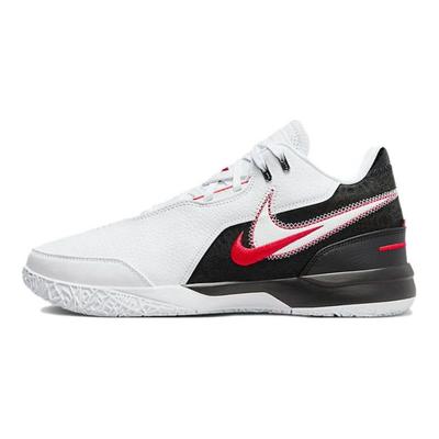 Zoom LeBron NXXT Gen AMPD EP Prima Partita Scarpe da Ginnastica da Uomo Bianco Nero Rosso Università FJ1567-100