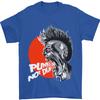 Punks Not Dead Koszulka Unisex Rockowa z Czaszką 100% Bawełna