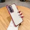 For Oppo Reno12 Case OPPO Reno 12 Pro Cover CPH2625 CPH2629 Phone Case Soft Bumper Shockproof Protect Cover Clear Electroplate