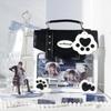 Japanese Sweet Anime Ita Bag Women Girls Badge Transparent Square Backpack Ladies Leather Cartoon Multifunctional Shoulder Bags