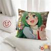 pc Anime HHigurashi When They Cry Pillow Case Fashion Square Pillowcase Bedroom Sofa Room Ins Decoration Leisure