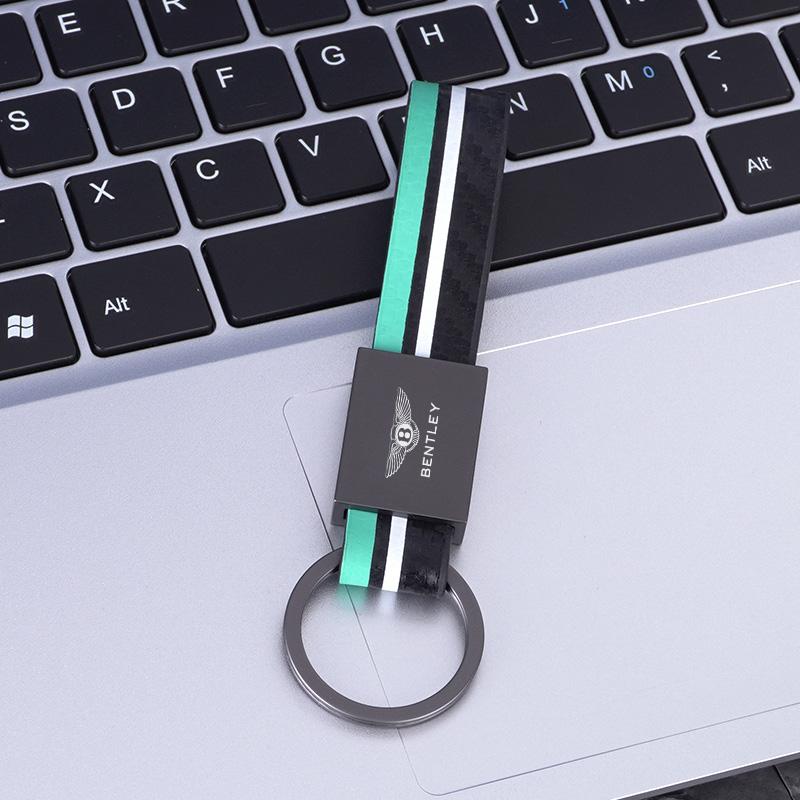 

1PC Luxury B-Bentley-B Badge Car Keychain Keyring Key Chain For Bentley Flying Spur Continental GT Bentayga Mulsanne Accessories