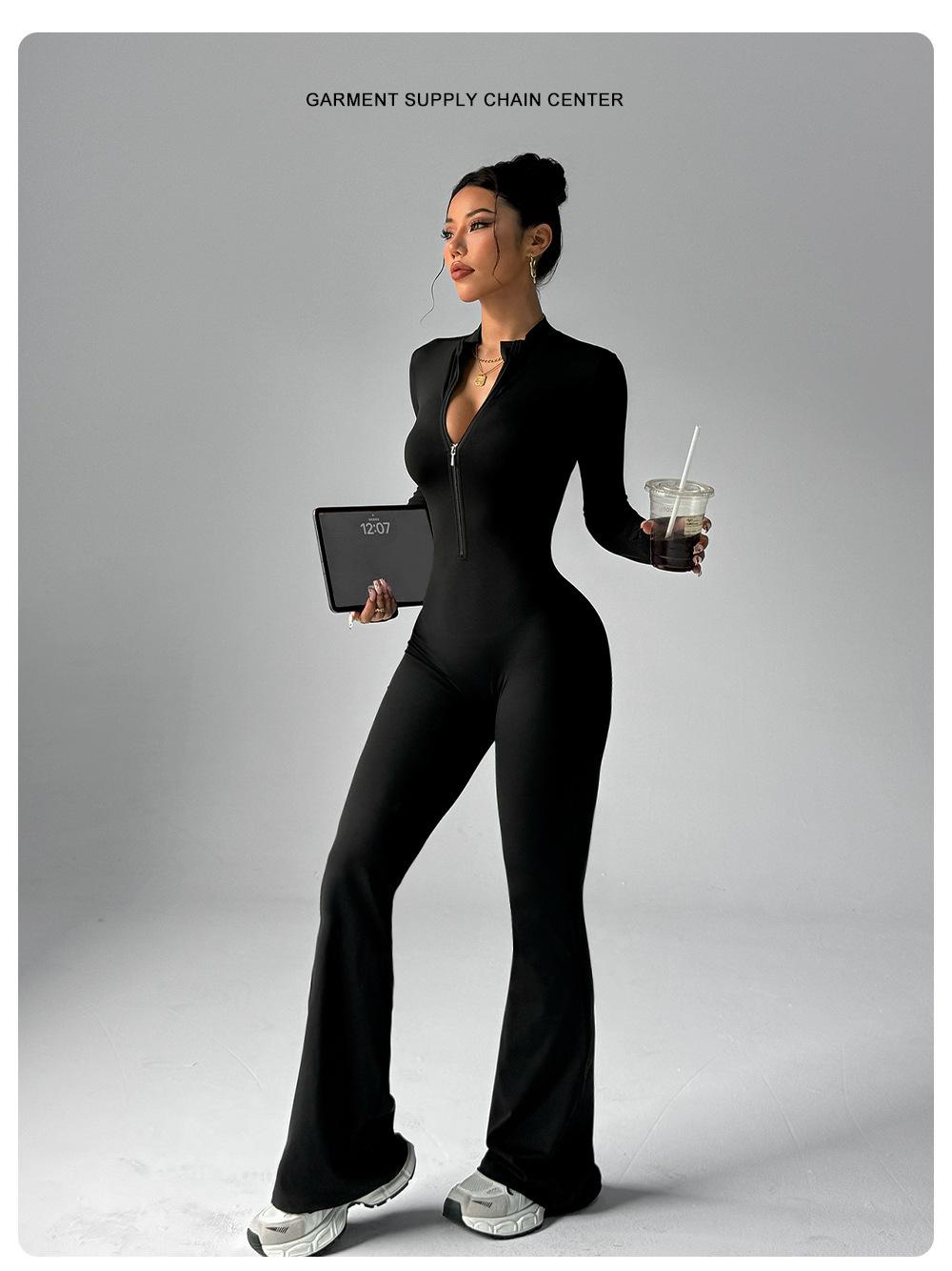 

JYL Yoga Shorts Trousers Suit Long I Knit Vest Elastic Slim Camisole Gym Jump Women L безодня