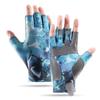 Spring & Summer Breathable Sun Protection Fishing Gloves - Anti-slip, Three-Fingerless, Thin Ice Silk, Wear-resistant Outdoor Angling Gloves