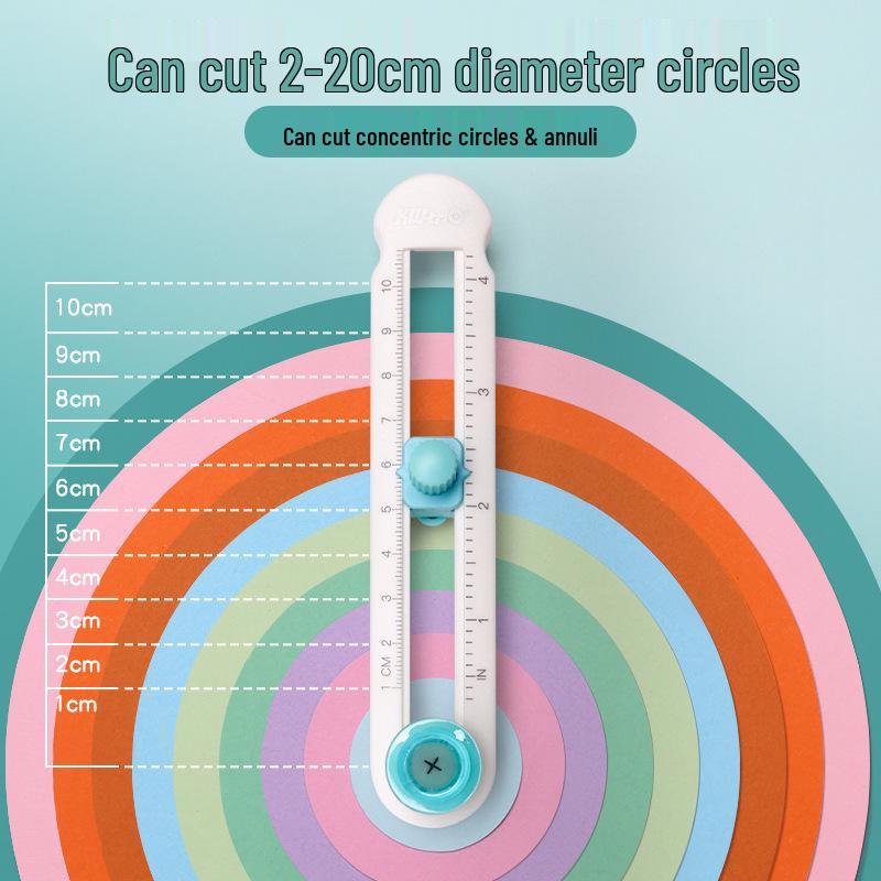 13202 Мини-резак для кругов: Ручной компасный нож 360°, вырезает круги диаметром 2 см.